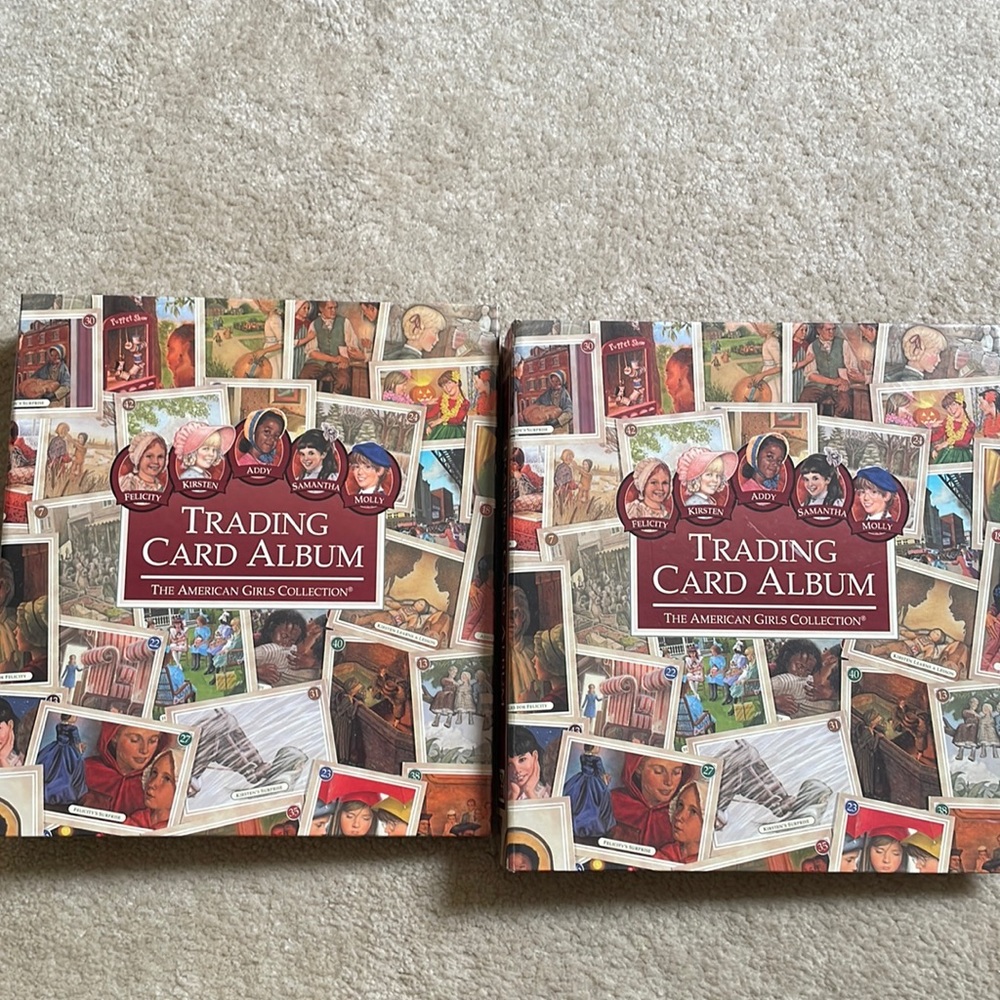 American Girls Doll Trading card albums